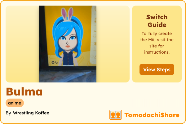 Bulma - TomodachiShare