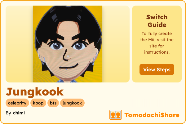 K-POP・アジア BTS Mii Jungkook - TomodachiShare