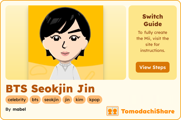 BTS Seokjin Jin - TomodachiShare