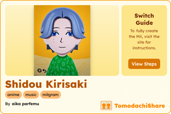mii出品 Cyclops Orange Mii Design - Full Guide | Tomodachi Plaza