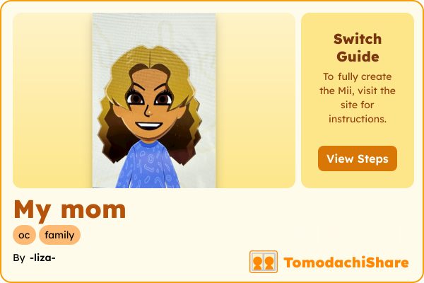 My mom - TomodachiShare