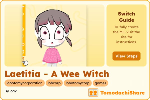 Laetitia - A Wee Witch - TomodachiShare