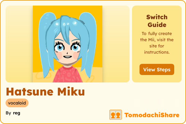 Mikuページ⭐︎ Hatsune Miku - TomodachiShare