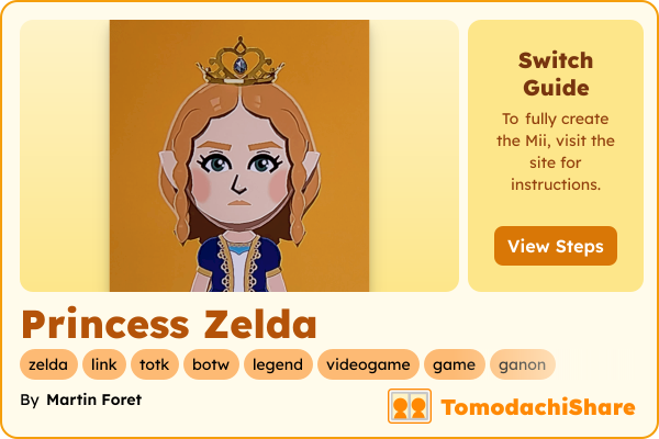 Princess Zelda - TomodachiShare
