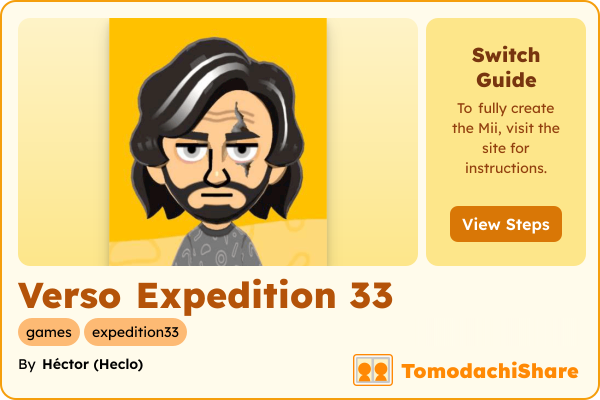mii Verso Expedition 33 - TomodachiShare
