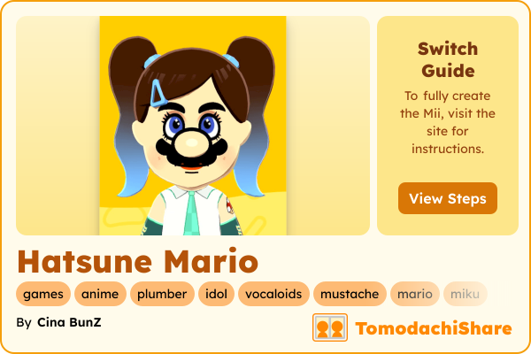 Hatsune Mario - TomodachiShare