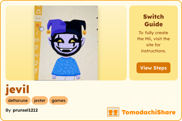 jevil - TomodachiShare