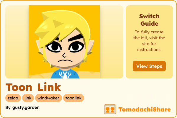 Toon Link - TomodachiShare