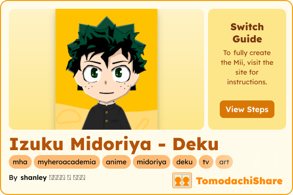 Izuku Midoriya - Deku - TomodachiShare