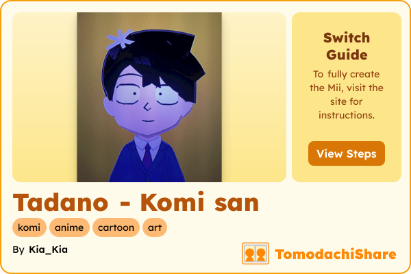 Tadano - Komi san - TomodachiShare