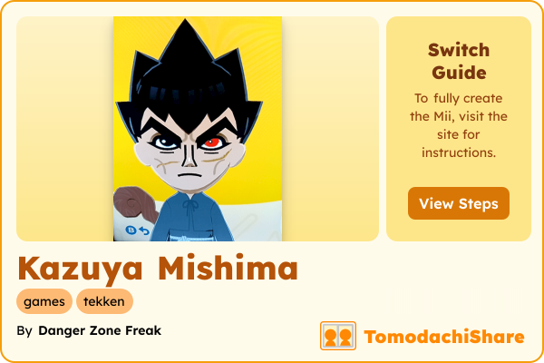 Kazuya Mishima - TomodachiShare