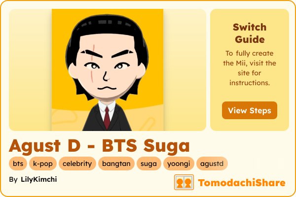 Agust D - BTS Suga - TomodachiShare