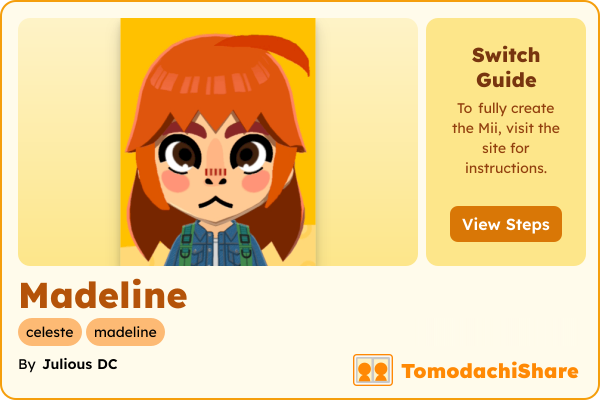 miiページ Madeline - TomodachiShare