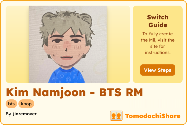 Kim Namjoon - BTS RM - TomodachiShare