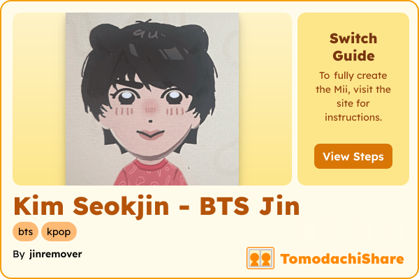 Kim Seokjin - BTS Jin - TomodachiShare
