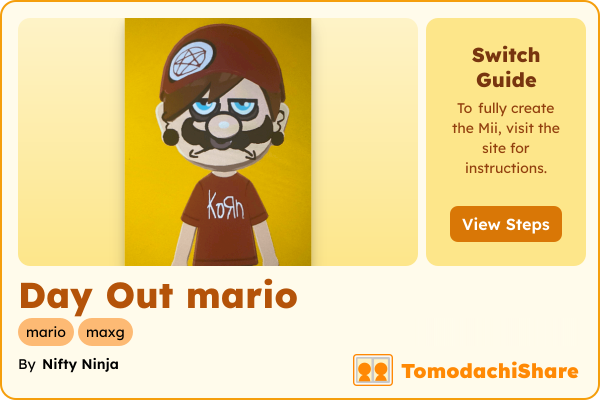 Day Out mario - TomodachiShare