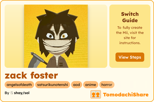 zack foster - TomodachiShare