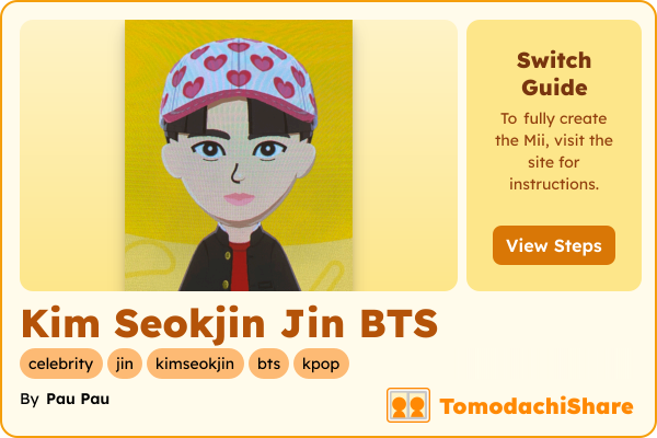 Kim Seokjin Jin BTS - TomodachiShare